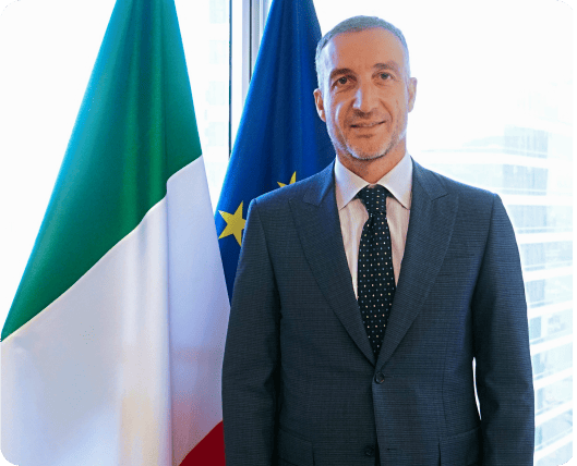 Person looking at laptop with virtual fair