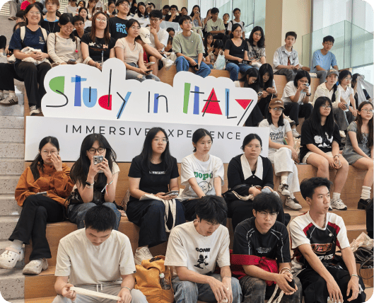 Person looking at laptop with virtual fair