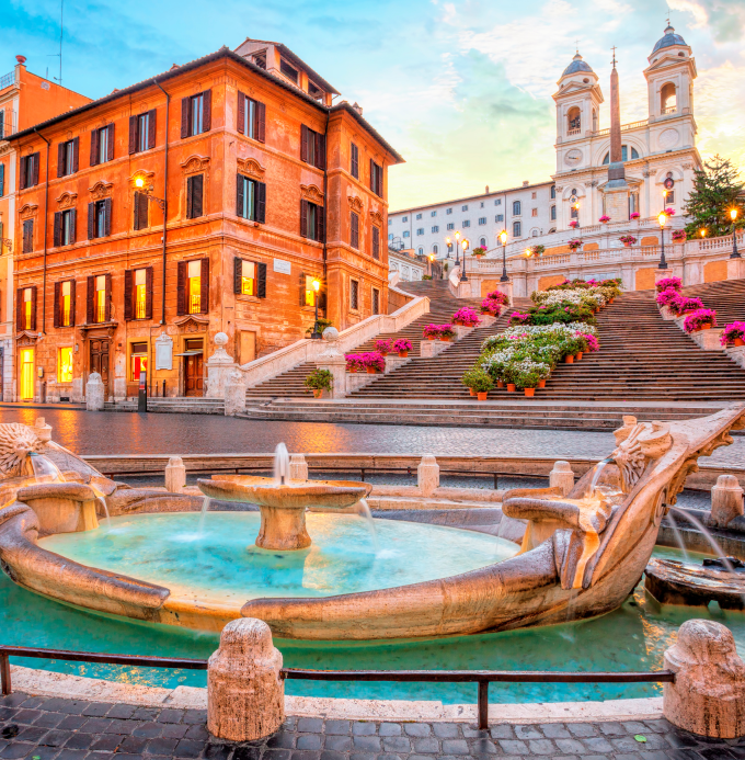 Person looking at laptop with virtual fair